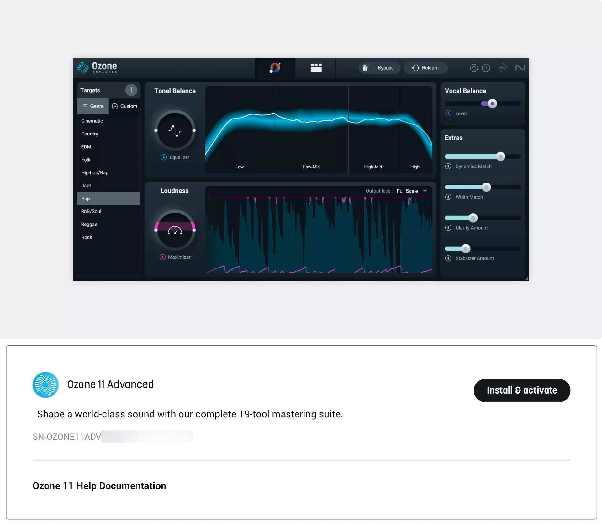 iZotope Ozone 11 Advanced (full license)